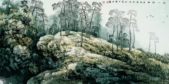 柴宗洁作品《霜染秋山醉