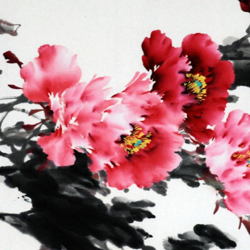 河南省美术家协会会员 苏盼《牡丹》4平尺