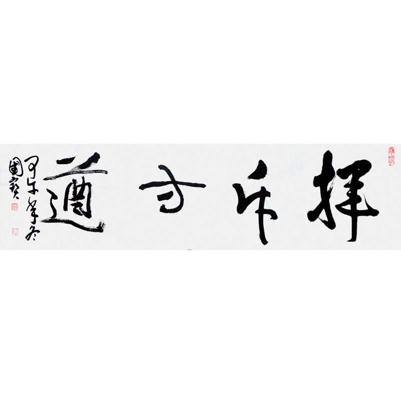 中国书法家协会会员 刘国宝《挥斥方遒》4平尺