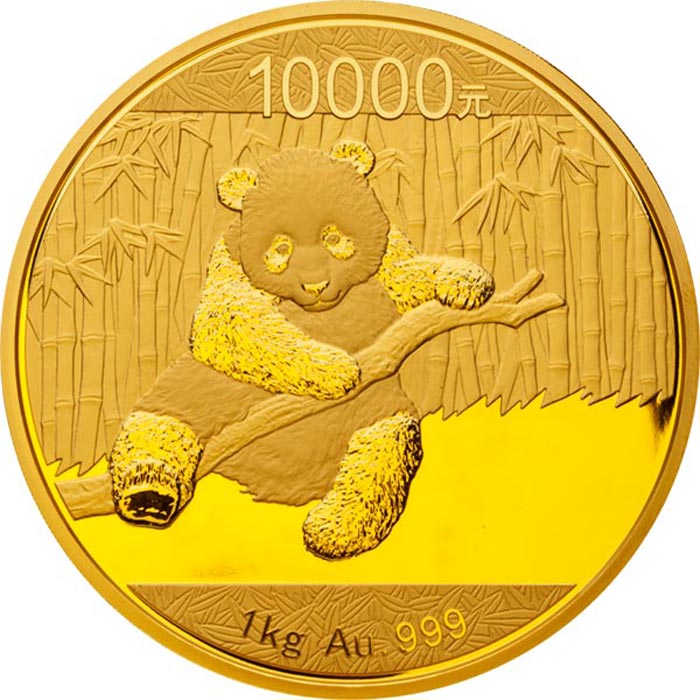 2014年1公斤熊猫金币