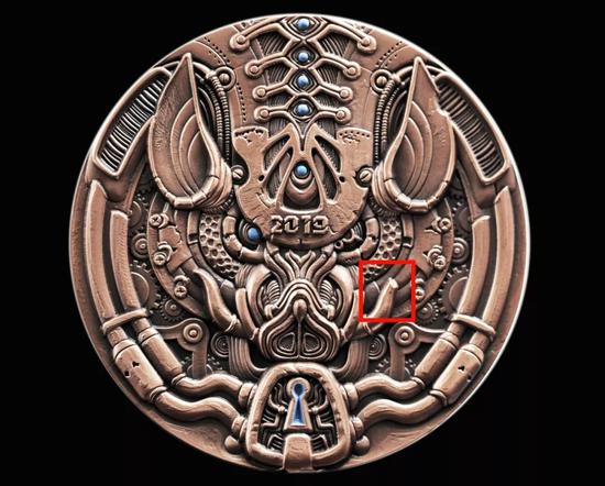 猪年球形银制纪念章