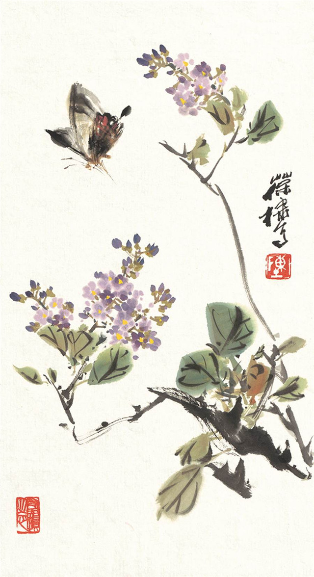 陈葆棣写意花鸟画小品图片