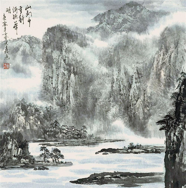 夏柏森山水画