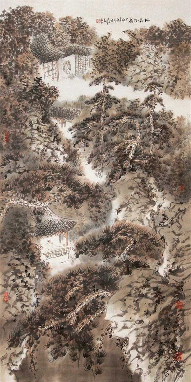 孙君良山水画欣赏