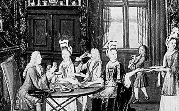 在16—18世纪欧洲人的餐桌上可以看到来自中国的瓷器。
