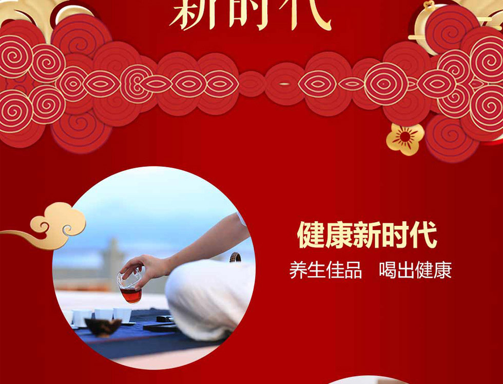 湘益茯茶新世纪纪念砖茶