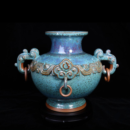 中国工艺美术大师 孔相卿 钧瓷《华泰尊》