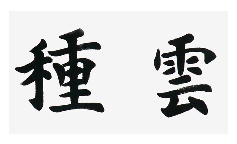何代坤《耕云种月》北京载德堂书画院院长楷书书法横幅