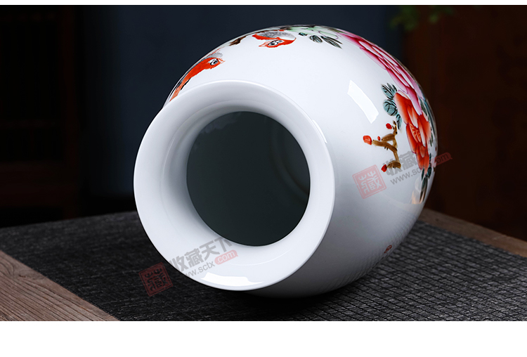 陈绍飞《大美无言富贵尊》高级工艺美术师景德镇粉彩瓷瓶 对瓶