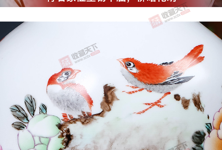 陈绍飞《大美无言富贵尊》高级工艺美术师景德镇粉彩瓷瓶 对瓶