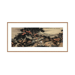 潘天寿再传弟子张守堂《初晴》写意横幅