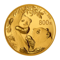 2021年熊猫金币 50克金币