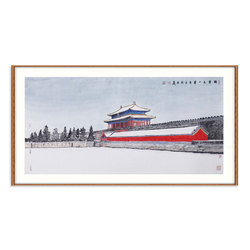 高明《瑞雪又一春》紫禁城六百年系列作品八平尺