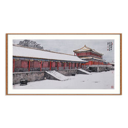 高明《京城飘瑞雪》紫禁城六百年系列作品八平尺