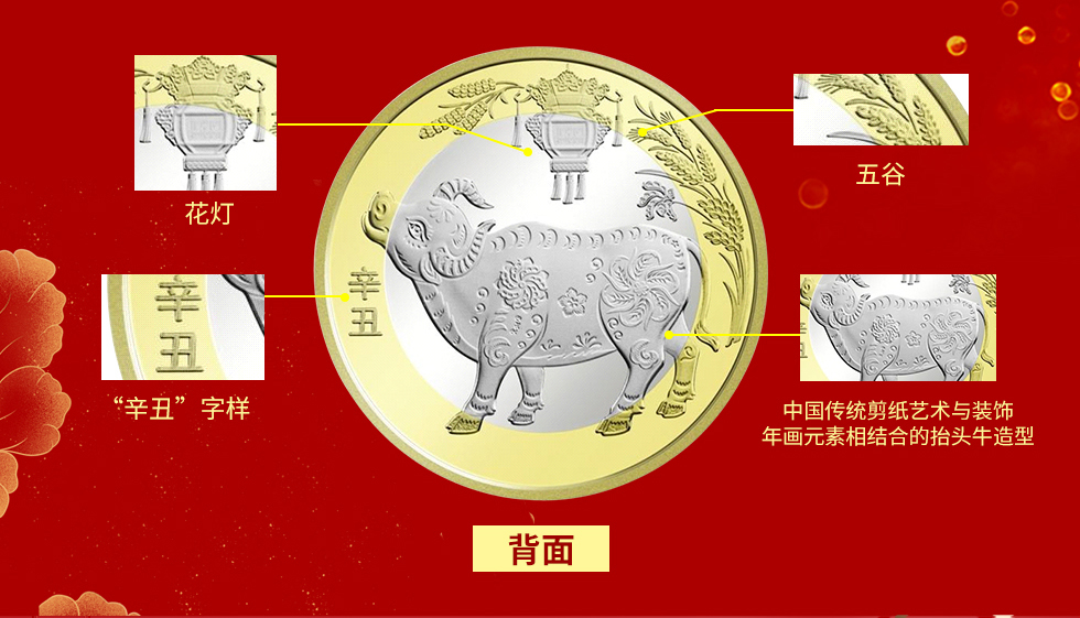  【评级币】2021牛年生肖贺岁纪念币 国鉴评级