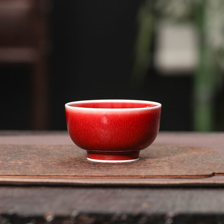 景德镇郎窑红罗汉杯