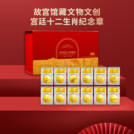 宫廷十二生肖纪念章