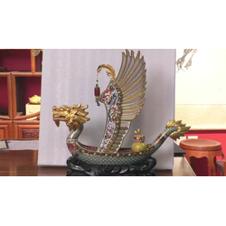 中国工艺美术大师 张同禄 景泰蓝《一帆风顺》
