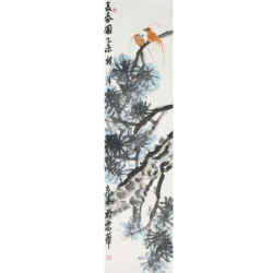 北京美术家协会会员 张秋芳《长春图》4平尺