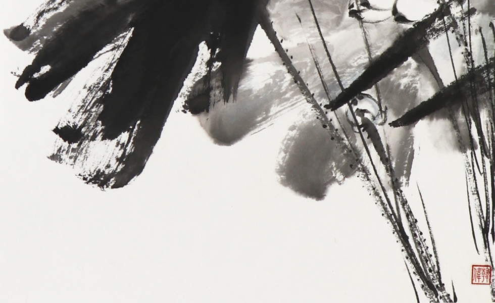 青年画家 韩伟《荷韵》