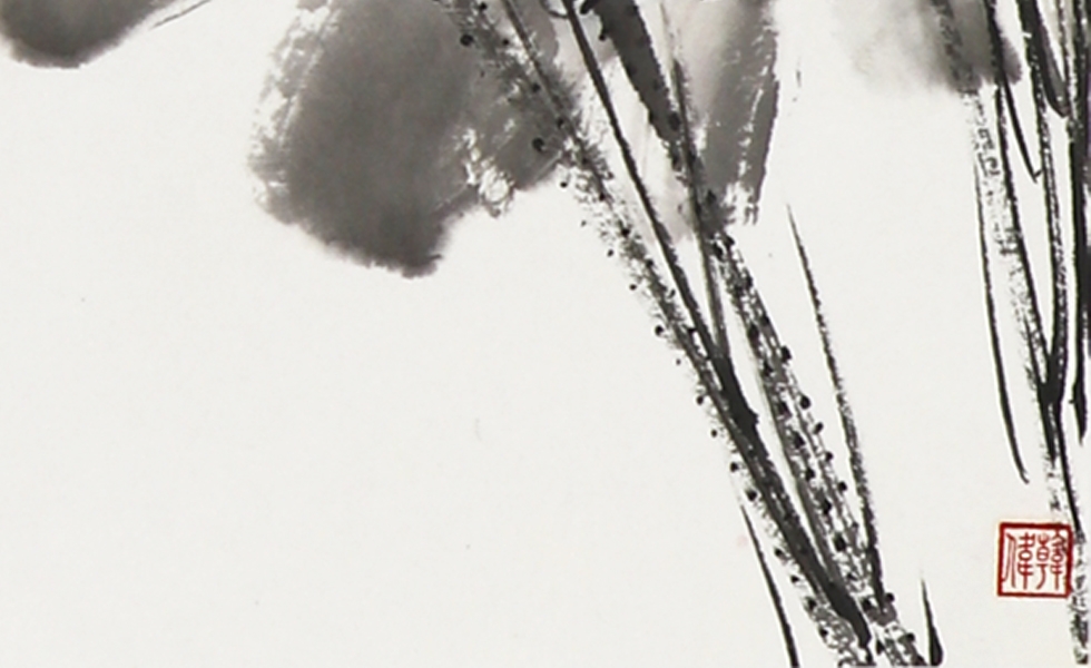 青年画家 韩伟《荷韵》