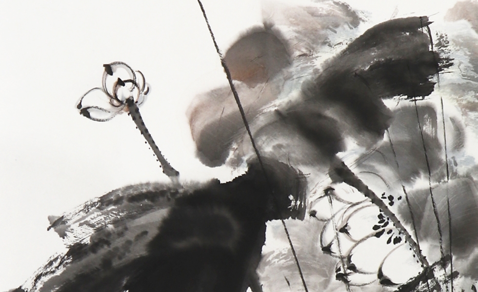 青年画家 韩伟《荷韵》