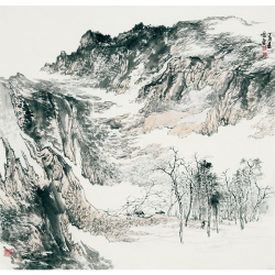 中国美术家协会会员 张怀勇《初雪》