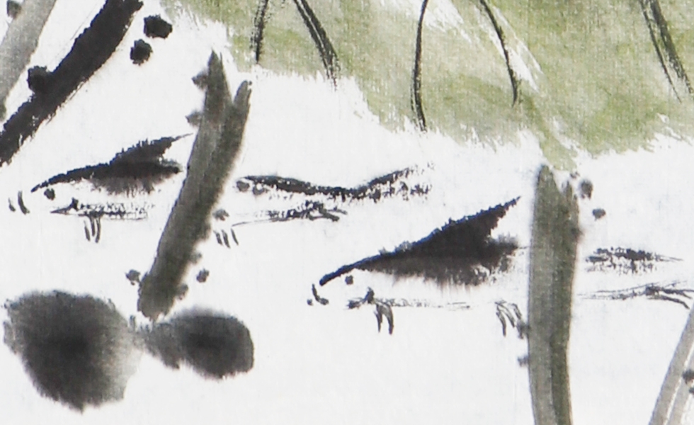 中国俊彬书画院副院长 李丽芳《清塘雅韵》