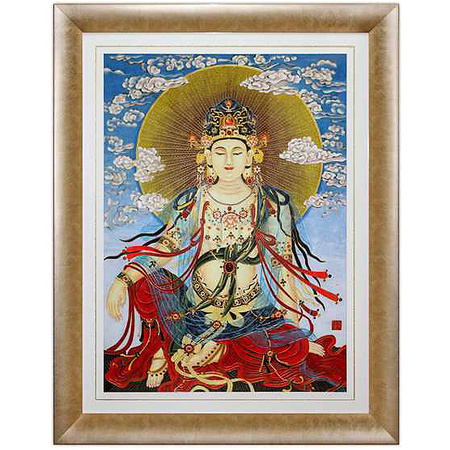 张同禄大师掐丝珐琅名画《大吉祥》