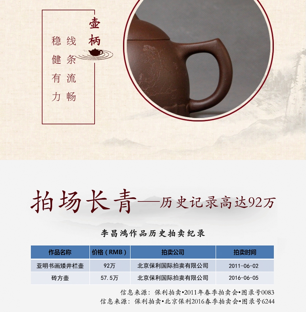 中国工艺美术大师李昌鸿 权衡莲子紫砂壶 拼紫泥410cc