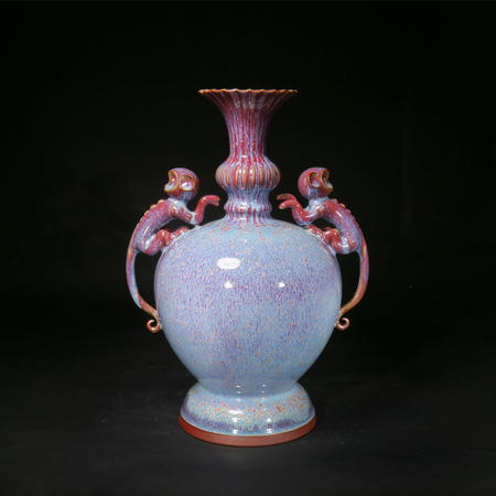 中国陶瓷工艺大师 张怀强 钧瓷 《鸿福齐天》