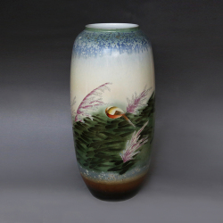 冯雪迎《栖》江西省高级工艺美术师综合装饰瓷瓶