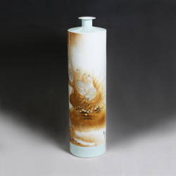 李晶《自德》江西省高级工艺美术师综合装饰瓷瓶