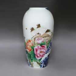 徐勇《春和丽日》江西省工艺美术师综合装饰瓷瓶