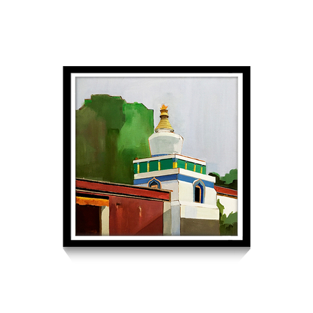 青年画家 王锐恺《塔尔寺》
