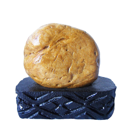 峰洞石058 天然黄蜡石原石奇石摆件